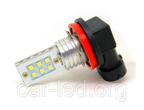 H8 12W (500Lm) Original Samsung LED chip SMD2323 (Current Regulator IC)