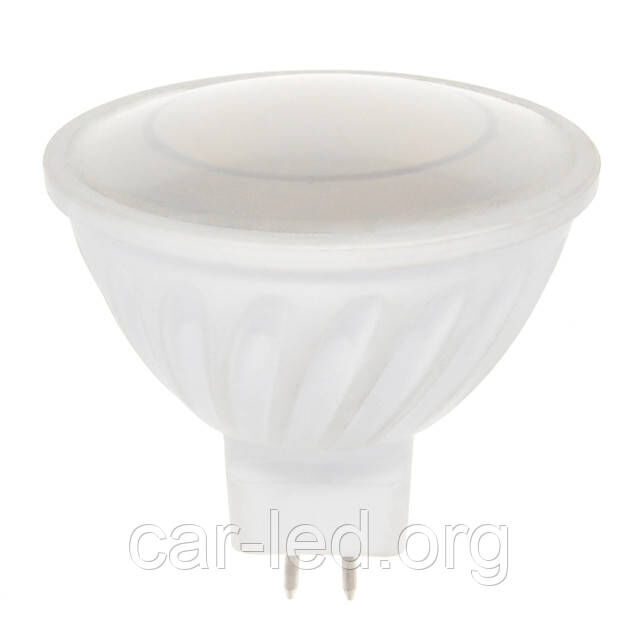 LED лампа MR16 (GU5,3) 5W(420Lm) 2700К LR-12 220V Electrum керам. корп.