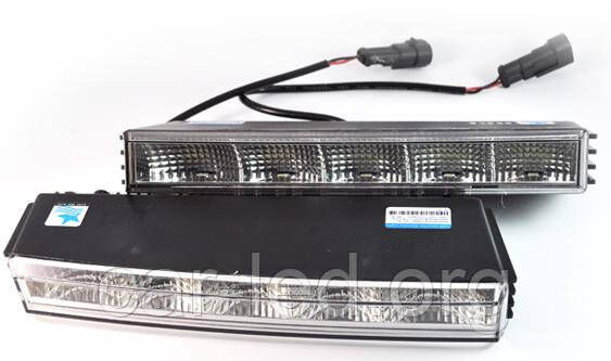 Денні ходові вогні MC-DRL7-1 (L: 221mm, H: 75mm D: 30mm)