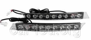 Денні ходові вогні MC-DRL-10 (L: 305mm W: 32mm H: 25mm) білого кольору