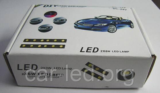 Денні ходові вогні MC-DRL-19 (L: 48mm W: 15mm, H: 15mm)
