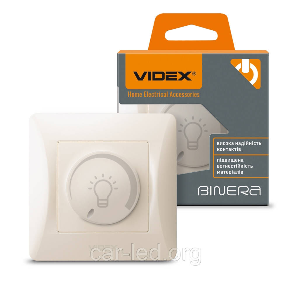 Димер LED 200Вт кремовий VIDEX BINERA