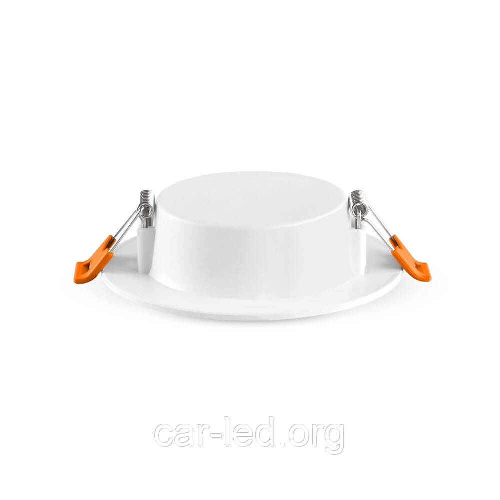 LED світильник Back вбудований круглий VIDEX 4W 5000K