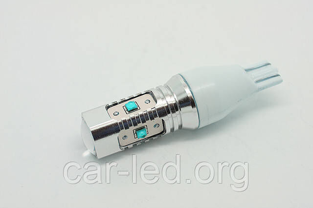 Світлодіодна Автолампа T15-25W (550Lm) Original CREE LED + Лінза) (Modern CAR)