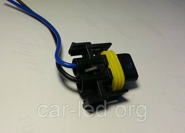 Роз'єм (сокет) "мама" універсальний з дротами для ламп H8,H11, H27(H880) SOCKETS