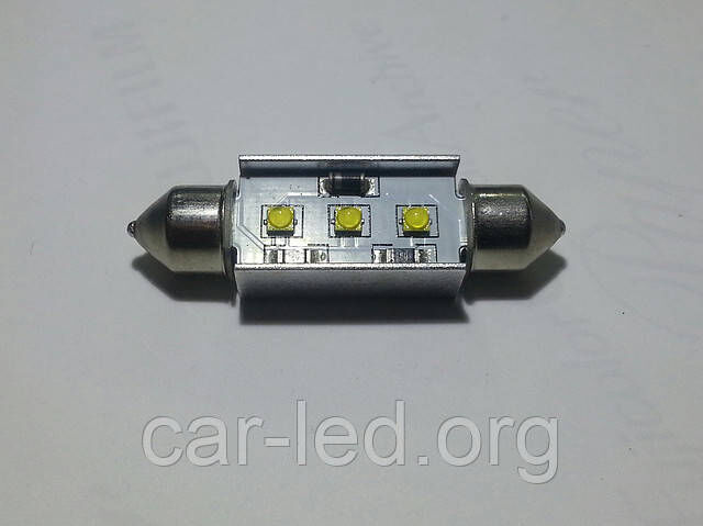 Світлодіодна CANBUS Автолампа з обманкою FT10-41mm-9W (300Lm) CREE LED