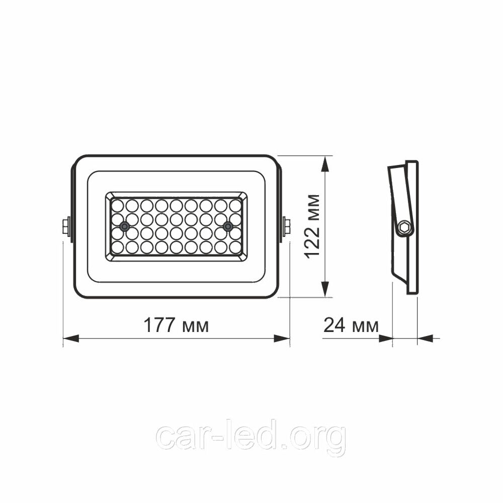 LED прожектор VIDEX F2e 30 W 5000 K