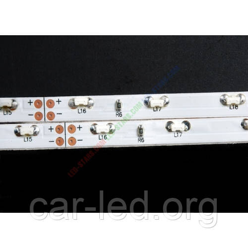 Біла світлодіодна стрічка бокового світіння 4,8W SMD 4008 (60 шт. / М) IP20 Біла підкладка
