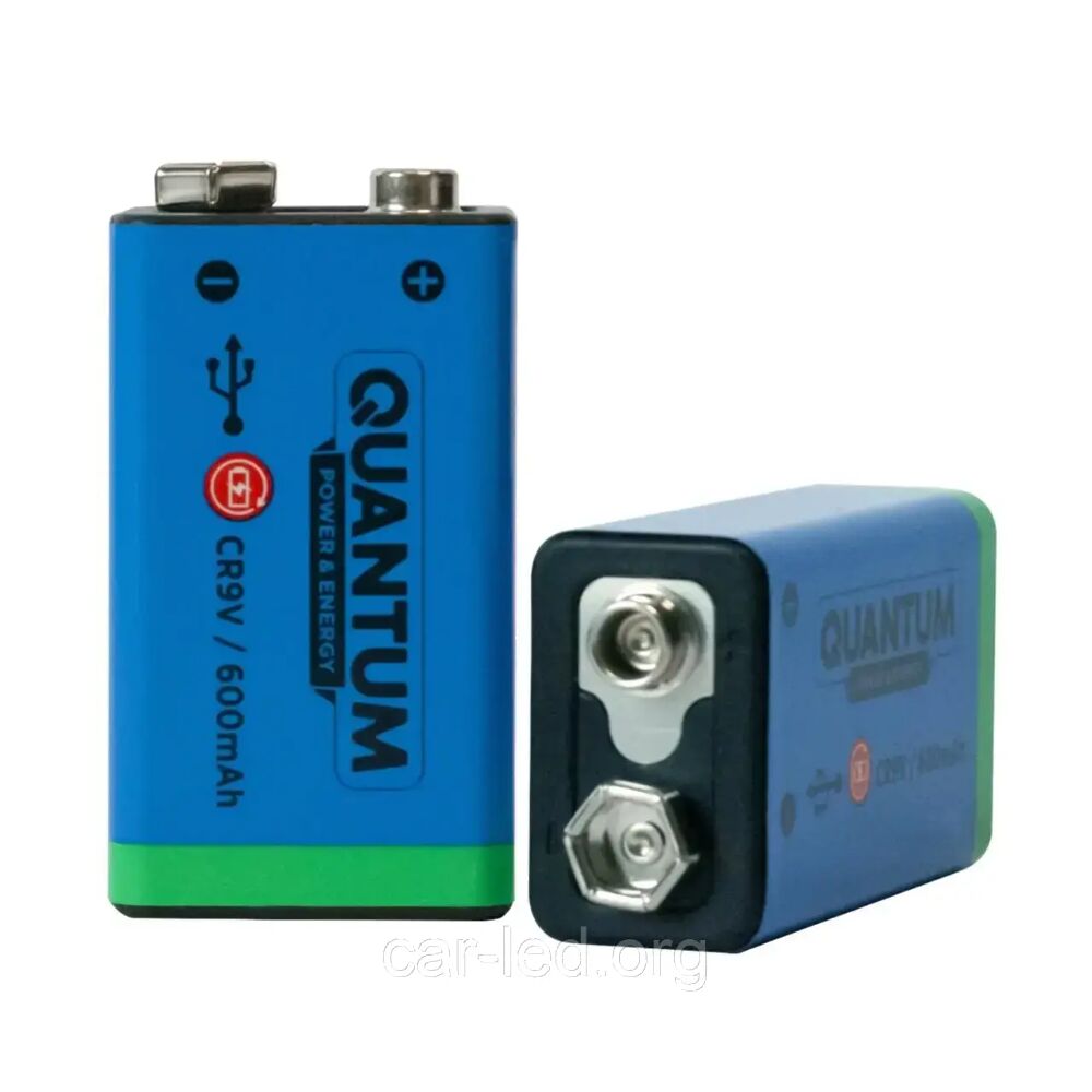 Акумулятор літій-іонний Westinghouse Li-ion Крона 9V, 600mAh, 1шт