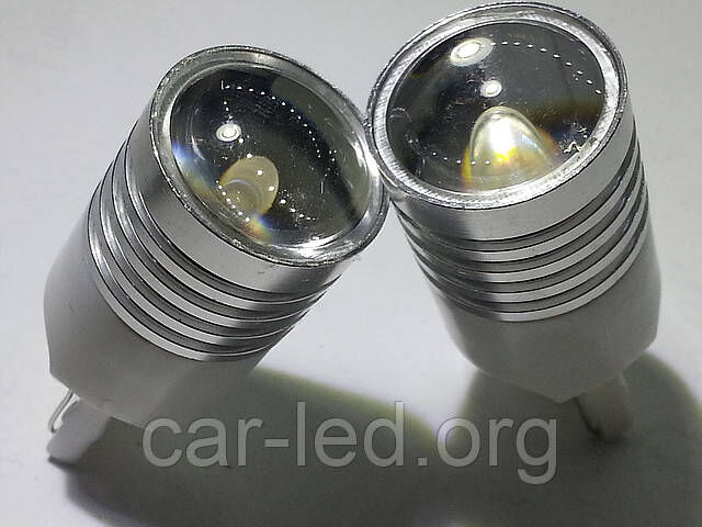 Светодиодная автолампа 7440 (Т20) (W21W) W3х16q, 5W (220Lm) CREE-A5 одноконтактная