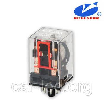 HLS-MK2P РЕЛЕ (24VDC) струм-10A / контакти-2С