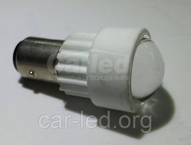 Светодиодная автолампа 1157 - P21/5W - BAY15d, 3PCS 3W WHITE(200Lm) ceramic lamp двухконтактная
