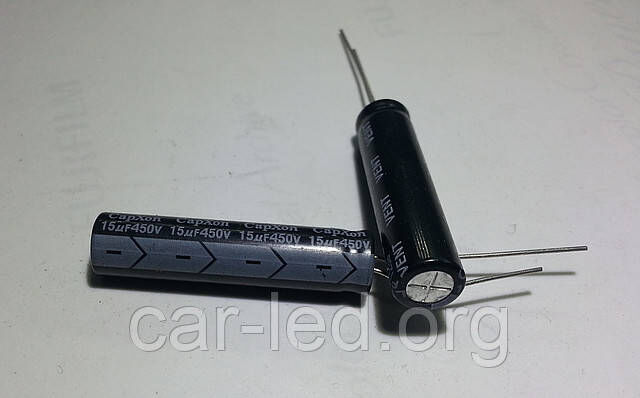 15mkf - 450v в ЖК телевизоры (5000ч) 105°C LY 8*35