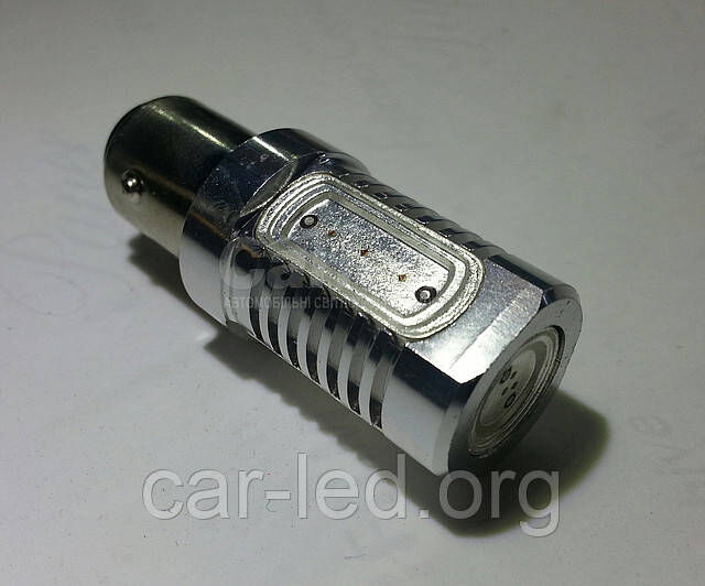 Светодиодная автолампа 1157 - P21/5W - BAY15d - HP - 6W (250Lm) High Power Epistar (5 шт.) двухконтактная