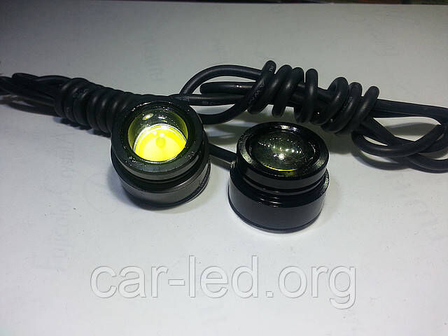 Денні ходові вогні MC-DRL-20-1 (out diam: 25mm H: 15mm) 2 * 1 pcs high power led 1,5W / LED