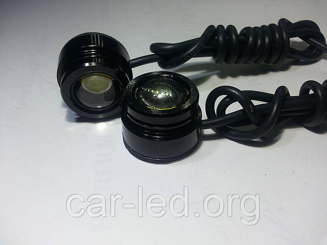 Денні ходові вогні MC-DRL-20 (out diam: 25mm H: 15mm) 2 * 1 pcs high power led 1,0W / LED