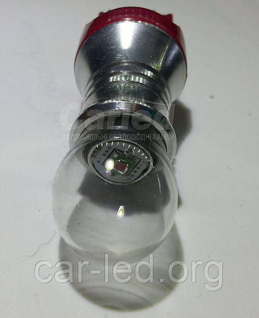 Светодиодная автолампа W27/7W - T25 - 3157 - W3х16q, 5W (220Lm) CREE-A5 двухконтактная