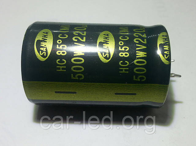 330mkf - 450v HC 30*50 SAMWHA, 85°C конденсатор електролітичний