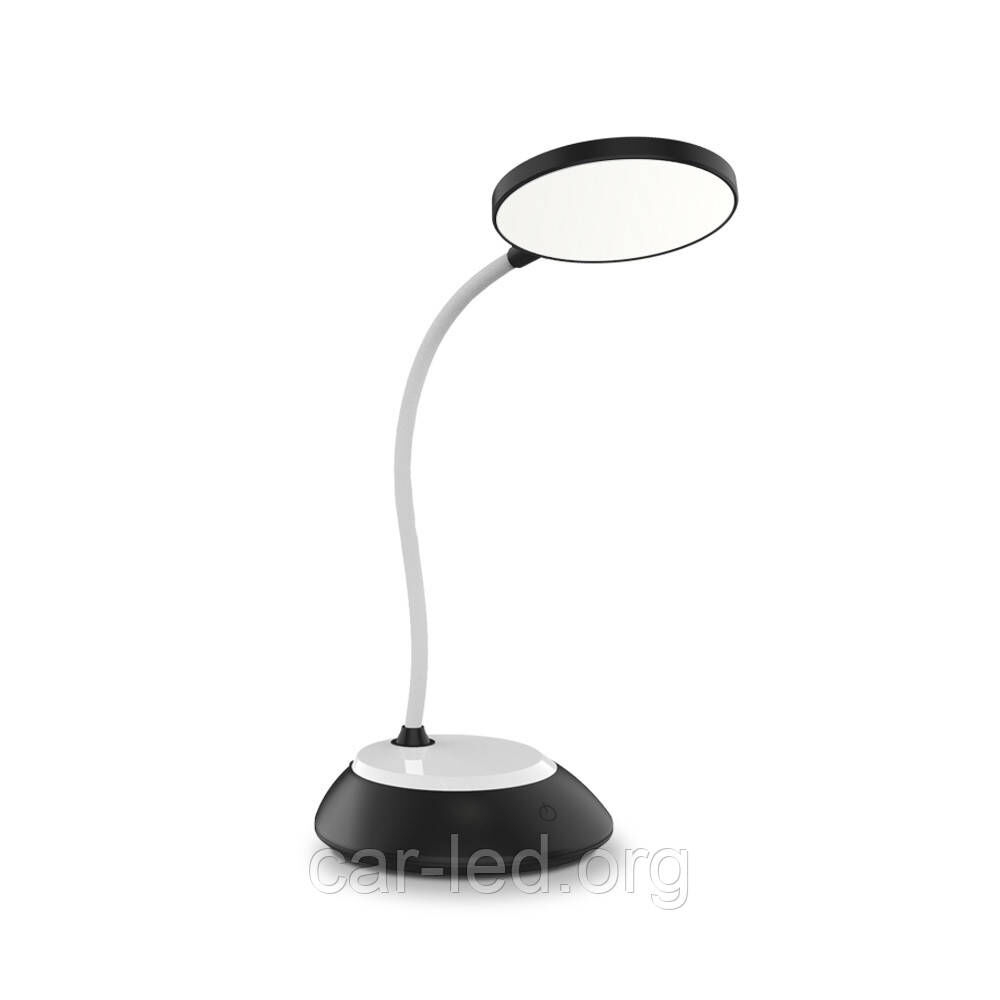 LED лампа настiльна з акумулятором TITANUM TLTF-022B 7W 3000-6500K USB чорна