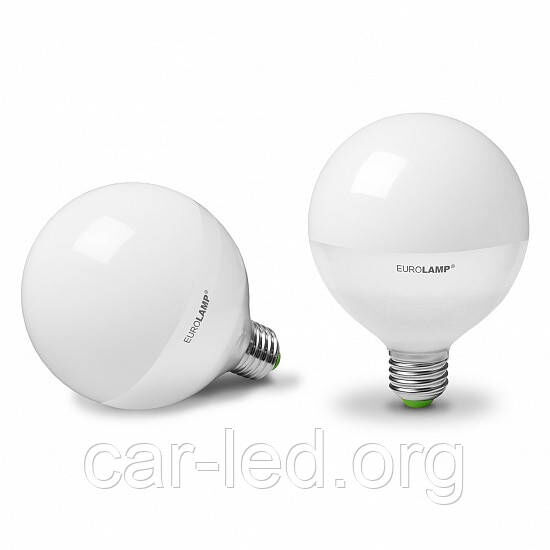 EUROLAMP LED Лампа ЕКО G-95 15W(1300Lm) E27 4000K (матова)