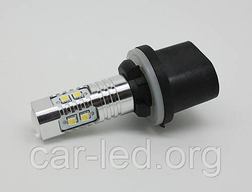 Светодиодная автолампа H880 – H27W/1, 10W (380Lm) WARM Samsung LED (SMD2323) (цена указана за одну лампу)