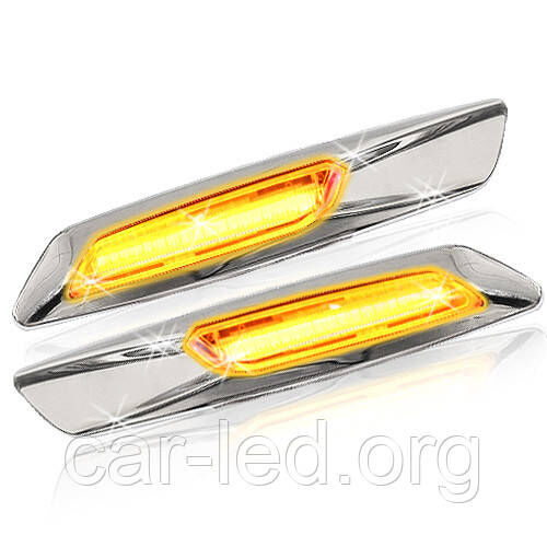Sidemarker New BMW LED Silver Chromed