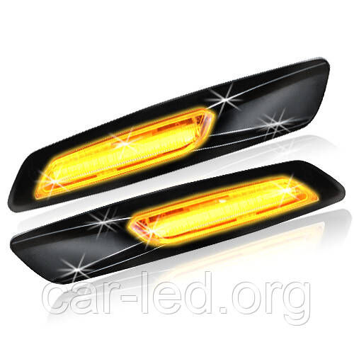 Sidemarker New BMW LED Glossy black chromed
