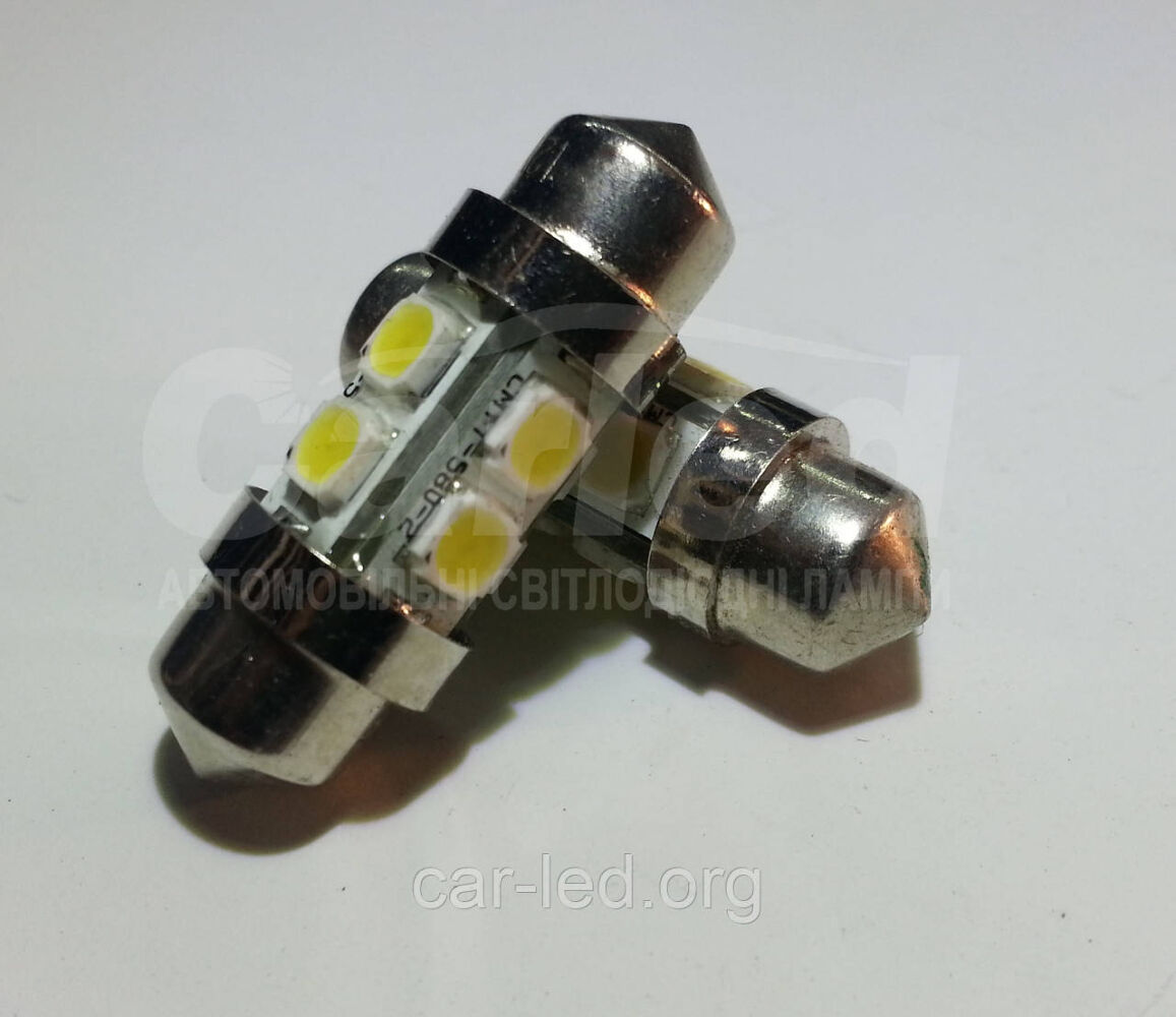 Светодиодная софитная автолампа, 31mm, FT-10X31-8HP3 (48 Lm)