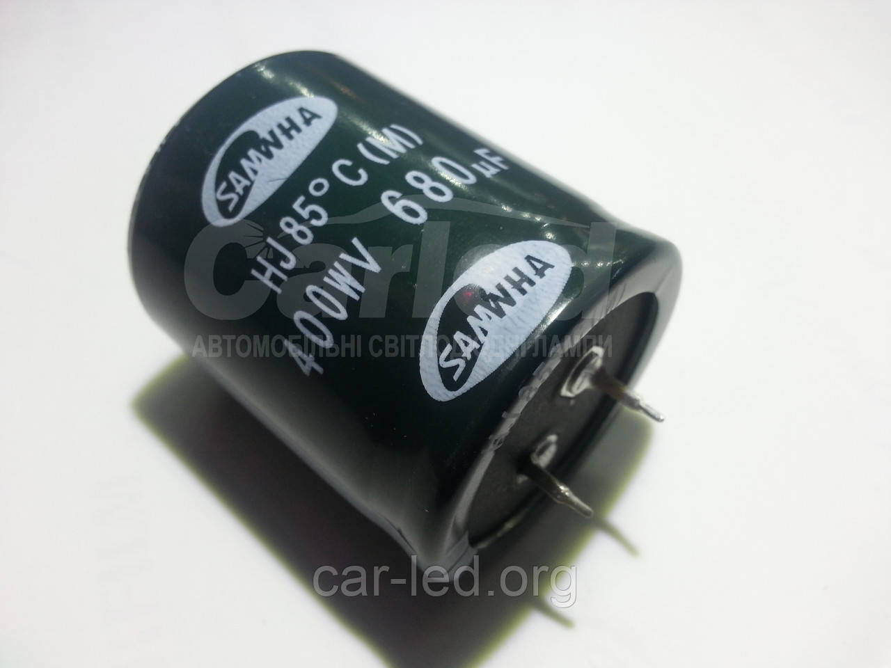 680mkf - 400v mini HJ 35*40 SAMWHA, 85°C конденсатор електролітичний
