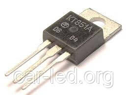 КТ851В транзистор PNP (3 А 180 В) 25 W (ТО220)