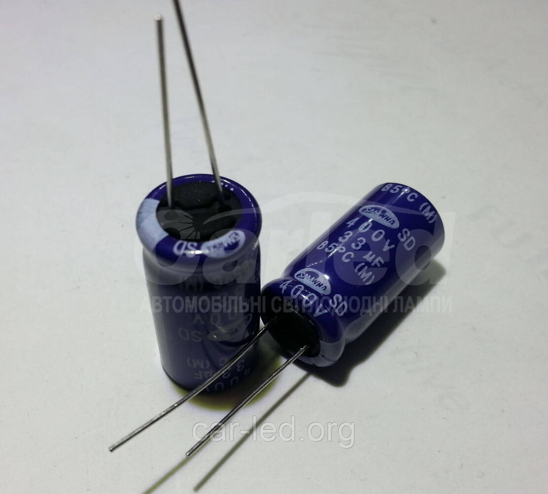 22mkf - 450v SD 13*25 SAMWHA, 85°C конденсатор електролітичний