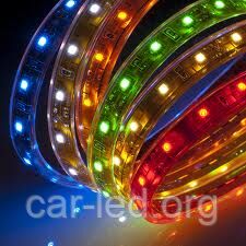 Біла (white) стрічка світлодіодна 6,0W SMD3528 (60 LED / м); Outdoor IP67 Premium