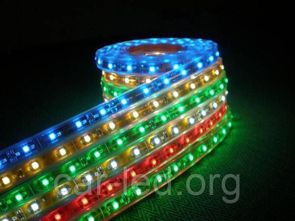 Красная (red) лента светодиодная 6,0W SMD3528 (60 LED/м); Outdoor IP68 Premium