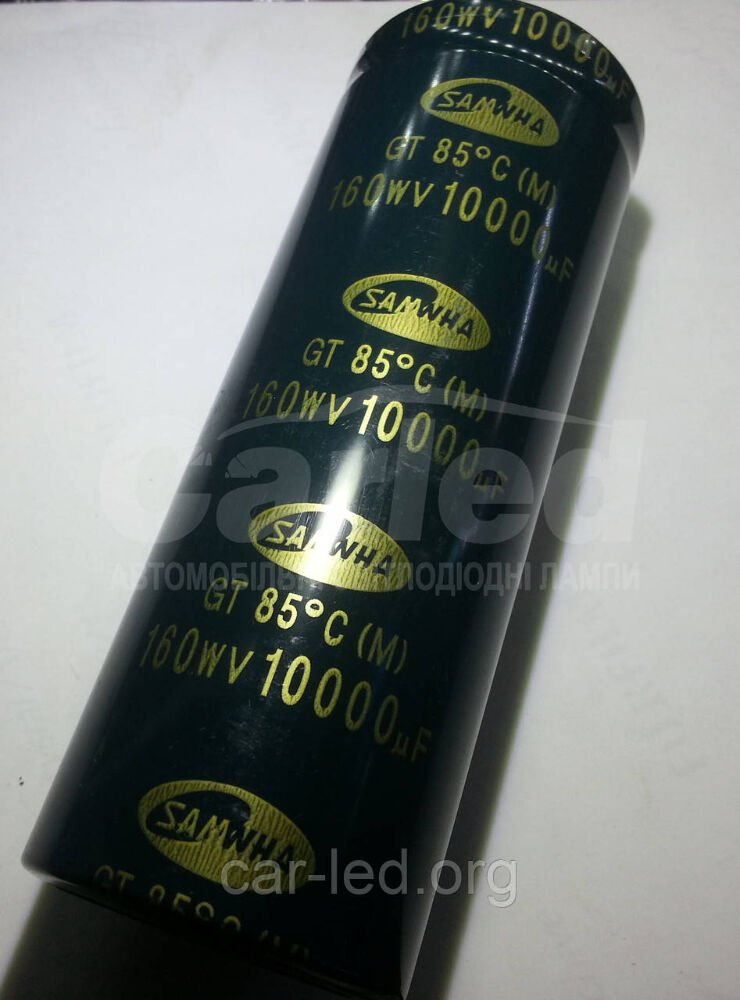 10000mkf - 160v GT 51*140 SAMWHA (клеми з гвинтовим кріпленням) -25°C ~ + 85°C