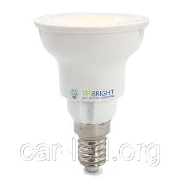 LED лампа E-14 4.5W(250Lm) тепло-білий 2800К PAR-16 , 220V димерна Viribright (Вірібрайт)