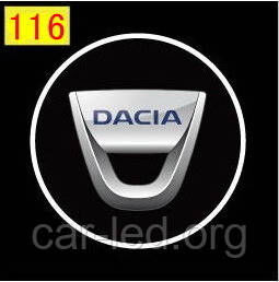 Светодиодные проекторы DACIA в дверь 4-го поколения shadow light MC-04