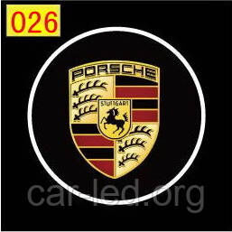Светодиодные проекторы PORSCHE в дверь 4-го поколения shadow light MC-04