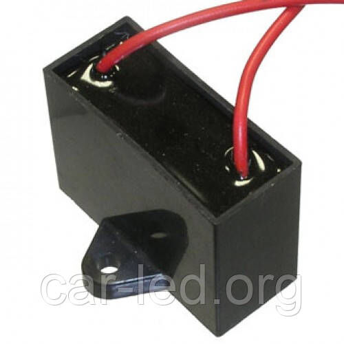 Cbb61 1,0 mkf - 450 VAC (±5%) 37x11x22 дроти, поліпропіленові в прямокутному корпусі