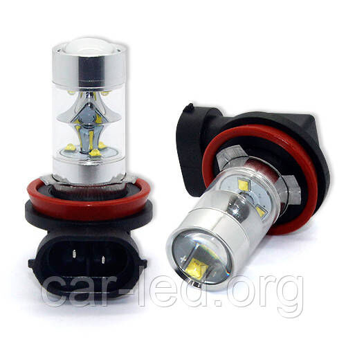 Светодиодная автолампа H11, 27W (700 Lm) WHITE, (9X3W Cree XBD)