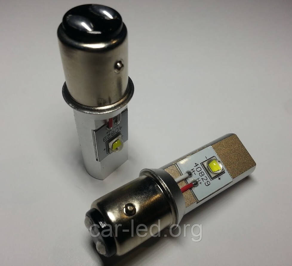 Світлодіодна автолампа 1157(P21/5W)-S25-BAY15D- 20W XM-L U2*2PCS (750Lm)